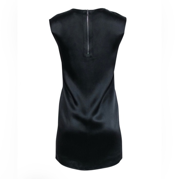 Helmut Lang Black Textured Mini Dress - Picture 4 of 9